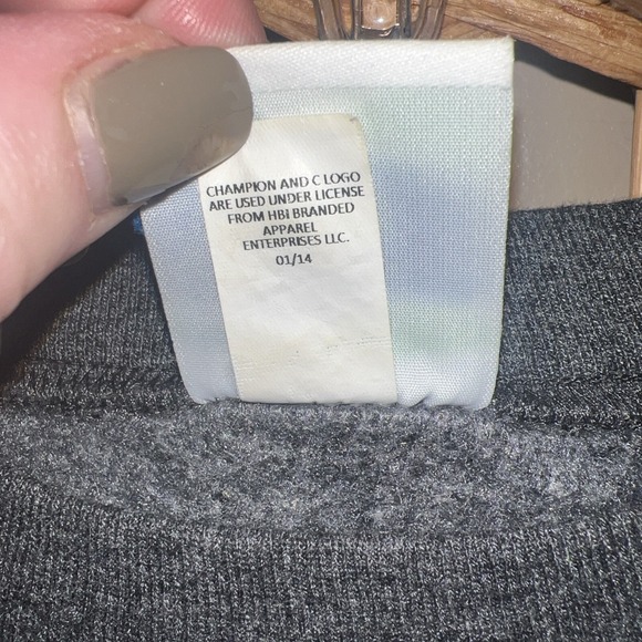 Duke College Sweatshirt Size 2XL Champion Eco Fleece Embroidered Letters - Picture 6 of 10